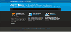 Desktop Screenshot of aircrewtaxes.com