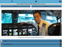 Tablet Screenshot of aircrewtaxes.com